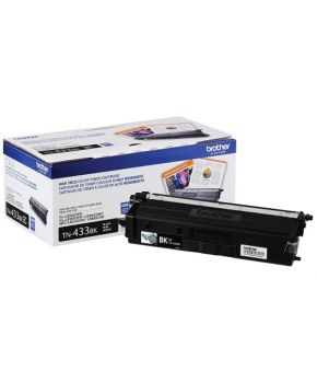 Cartucho de Toner Original Brother TN-433BK Negro Original para 4,000 páginas.