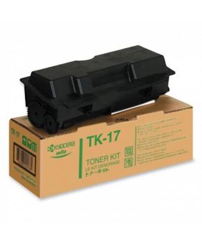 Cartucho de Toner Original Kyocera TK-17 Negro Original para 6,000 páginas.