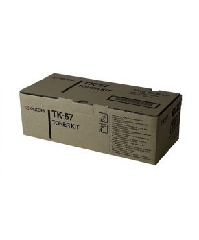 Cartucho de Toner Original Kyocera TK-57 Negro Original para 15,000 páginas.