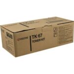 Cartucho de Toner Original Kyocera TK-67 Negro Original para 20,000 páginas.