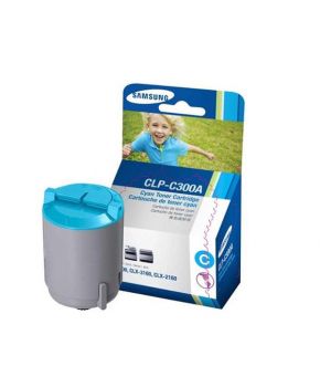Cartucho de Toner Original Samsung CLP-C300A Cyan Original para 1,000 páginas.