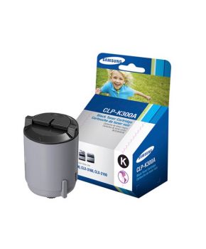 Cartucho de Toner Original Samsung CLP-K300A Negro Original para 2,000 páginas.