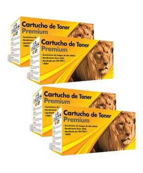 Cuatri Pack Cartucho de Toner TN-221BK , TN-221C, TN-221M, TN-221Y,  Calidad Premium.