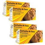 Cuatri Pack de Cartucho de Toner 304A (CC530A), (CC531A), (CC532A), (CC533A)  Calidad Premium de para 3,500 y 2,800 páginas.
