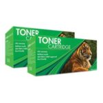 Duo Pack de Cartucho de Toner TN-580 / TN-650 Negro  Calidad Estándar para 7000 páginas.