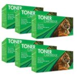 Six Pack de Cartucho de Toner 05X (CE505X) / 80X (CF280X)  / 120 Negro  Calidad Estándar para de Alto rendimiento 6,900 páginas.