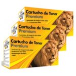 Tri Pack de Cartuchos de Toner TN-315BK Negro  Calidad Premium para 6,000 páginas.