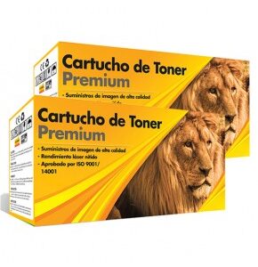 Duo Pack de Cartucho de Toner 78A (CE278A) Negro Calidad Premium para 2,100 páginas.